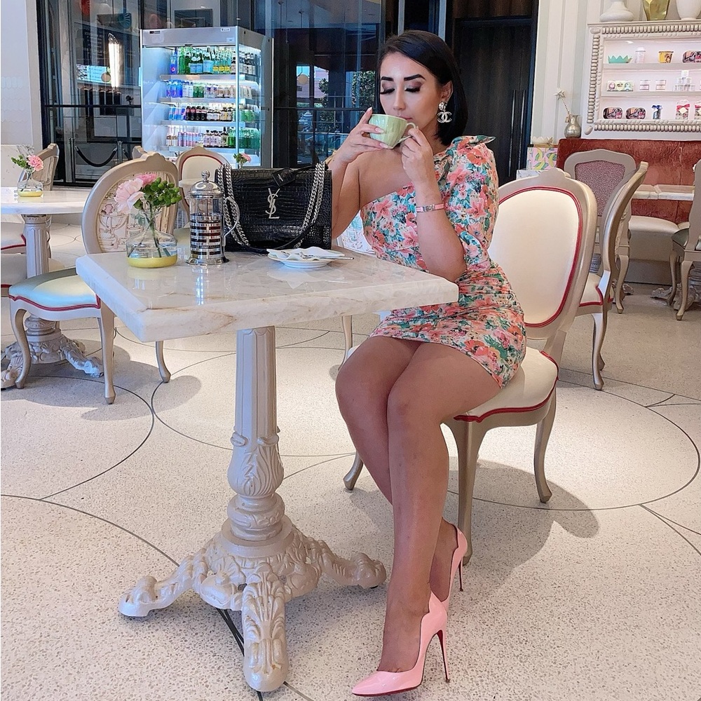 Zara floral dress
